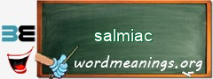 WordMeaning blackboard for salmiac